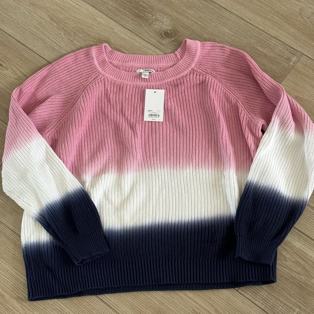 Tie dyed sweater NWT size XL